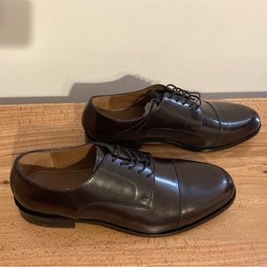 Florsheim Broxton Burgundy Oxford Cap Toe Shoes Mens Size 10.5 D Leather 11222